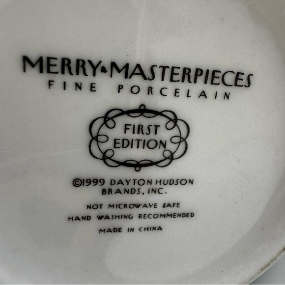 Christmas Mugs Merry Masterpieces Collection 1999 Holiday (set of 2) - Picture 8 of 8